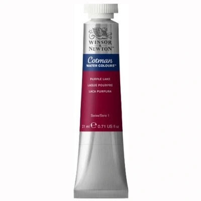 Abbildung von Winsor &amp; Newton 0308544 Cotman Aquarellfarbe mit ausgezeichneter Transparenz, Farbkraft und Verarbeitungseigenschaften, Wasserfarbe 21ml Tube Purpurlack