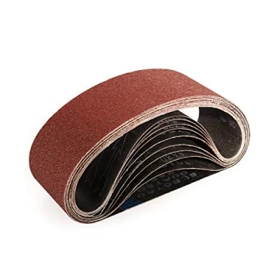 Abbildung von Sruhrak 75 x 533mm schleifband 10 Stück bandschleifer schleifbänder 60 Körnungen zum Schleifen, Feilen, Schärfen und Entrosten