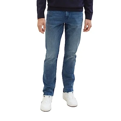 Abbildung von TOM Tailor Hybrid JOSH Jeans Slim Fit, Herren, Größe: 33x34, Used mid stone blue denim