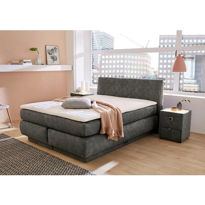 Abbildung von Jockenhöfer Gruppe Boxspringbett &quot;Annika&quot;, mit Bettkasten und Kaltschaum Topper
