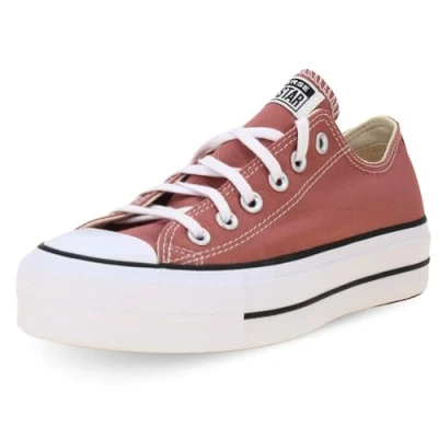 Abbildung von Converse Chuck Taylor ALL STAR LIFT Platform Sneaker low, Damen, Größe: 41, Light saddle/natural ivory/black Textil