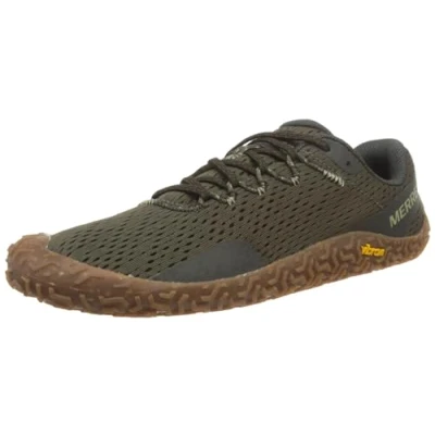 Abbildung von Merrell Vapor Glove 6 Laufschuh Natural running, Herren, Größe: 47, Olive Schuhe