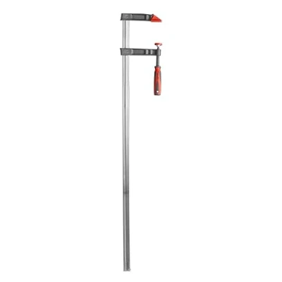 Abbildung von kwb Profi Schraub Zwinge mit 2 Komponentengriff 120 x 1000, Spann Weite 1000 mm, Spannbacken aus Temperguss Stahl, Schraubzwenge Hohlprofilschiene, Spanntiefe: Mm