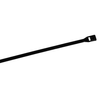 Abbildung von COBRA Global L8S0C Low Profile Kabelbinder, 100 Stück, 20,3 cm, Schwarz, 25 kg