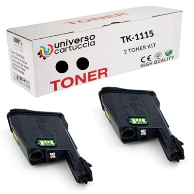 Abbildung von Kyocera TK 1115 Schwarz Original 1T02M50NL1 Kompatibel für ECOSYS FS 1041, 1220MFP, 1320MFP (2 TK115)