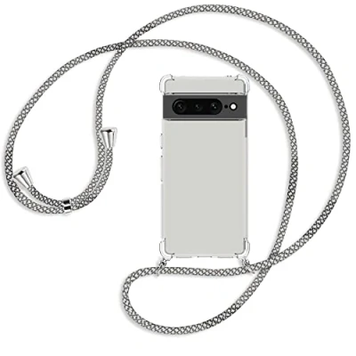 Abbildung von mtb more energy® Handykette kompatibel mit Google Pixel 7 Pro Fancy Fishnet Smartphone Hülle zum Umhängen Anti Shock Full TPU Case