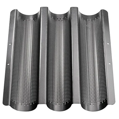 Abbildung von Küchenprofi 810061038 Baguetteblech, Metall, grau, 40 x 30 5 cm