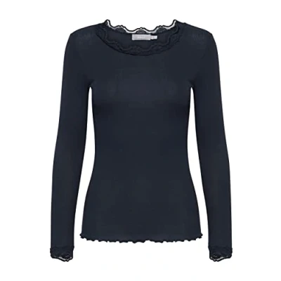 Abbildung von Fransa Frhizamond Langarmshirt, Damen, Größe: XL, Dark peacoat
