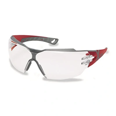 Abbildung von Uvex 9198258, Schutzbrille, Grau, Rot, Polycarbonat, 1 Stück(e)