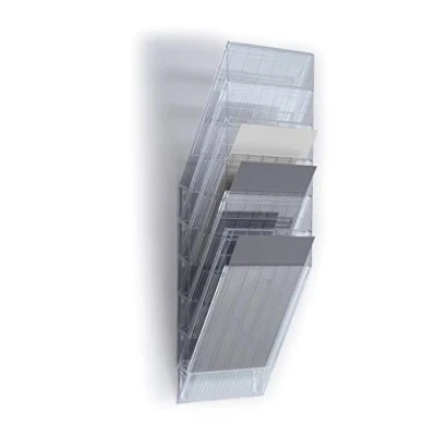 Abbildung von Durable Prospektspenderset Flexiboxx 6 A4, 1 Set, transparent, 1709760400