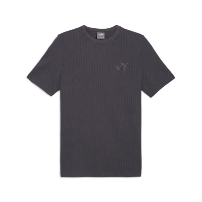 Abbildung von Puma ESS Elevated Waffle Tshirt basic, Herren, Größe: XS, Galactic gray
