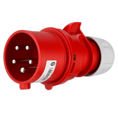 Abbildung von REV CEE Phasenwender, 400V, 32A, 5 polig, 3Ph+N+PE, wasserd.IP44, rot