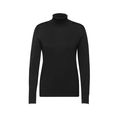 Abbildung von Cecil Rollkragen Strickpullover, Damen, Größe: XS, Schwarz