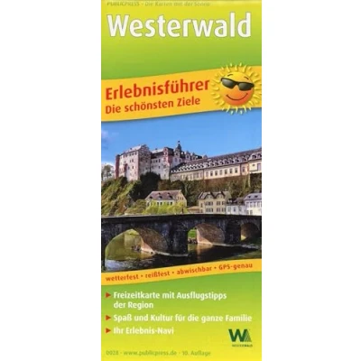 Abbildung von Westerwald: Erlebnisführer mit Informationen zu Freizeiteinrichtungen auf der Kartenrückseite, wetterfest, reißfest, GPS genau. 1:130000 (Erlebnisführer: EF)
