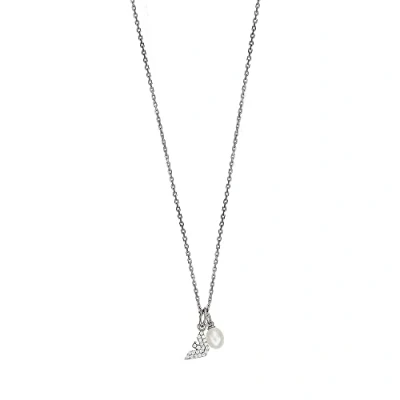 Abbildung von Emporio Armani Sentimental Halskette, Damen, Größe: One Size, Silver