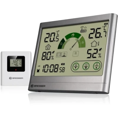 Abbildung von BRESSER Hygrometer Thermo mit Lüftungsempfehlung VentAir H