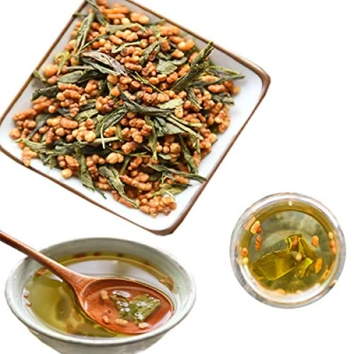 Abbildung von Chinesischer Kräutertee Genmaicha Tee Neuer Dufttee grüner Gesundheitspflege Blumen Hochwertiger gesunder Lebensmittel Rosen Auberginentee (50)