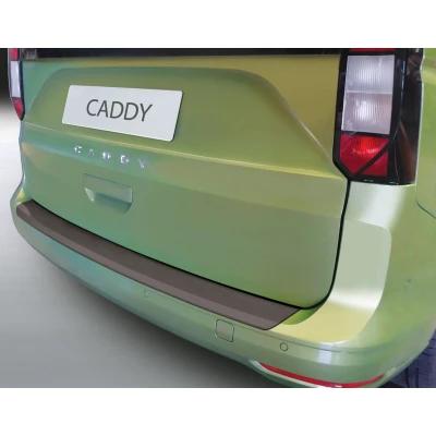 Abbildung von RGM ABS Heckstoßstangenschutz kompatibel mit Volkswagen Caddy V Box/MPV 2020 (Heckklappe &amp; Hecktüren) (für lackierte Stoßstangen) Ford (Grand) Tourneo Connect 2022 Schwarz