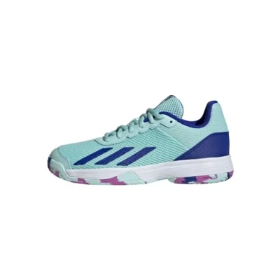 Abbildung von adidas Performance Courtflash Tennis Multicourt Tennisschuh für Kinder, Größe: 38, Semi flash aqua/lucid blue/purple burst Schuhe