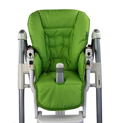 Abbildung von BAMBINIWELT Sitzkissen Ersatzbezug Bezug kompatibel mit Peg Perego Prima Pappa Diner UNI (hellgrün)