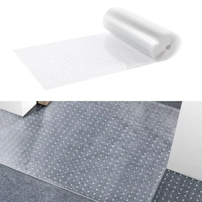 Abbildung von VEVOR Teppichschutz für Haustiere, 61 x 7,6 m, kratzfester PVC Katzen den Türrahmen, rutschfeste Katzenkratzschutzmatte, leicht zuschneidbarer Kunststoff Teppichkratzstopper