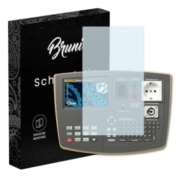 Abbildung von Bruni Schutzfolie kompatibel mit Fluke 6500 2 Folie, glasklare Displayschutzfolie (2X)