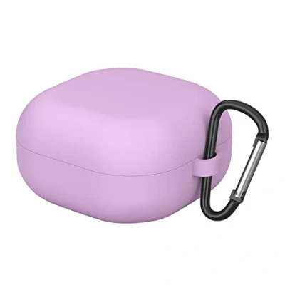 Abbildung von GIOPUEY Hülle Kompatibel mit Samsung Galaxy Buds FE 2023/Buds 2 Pro, Silikon Stoßfeste Schutzhülle, Ultradünn Case Cover, Kein Geruch, Purple