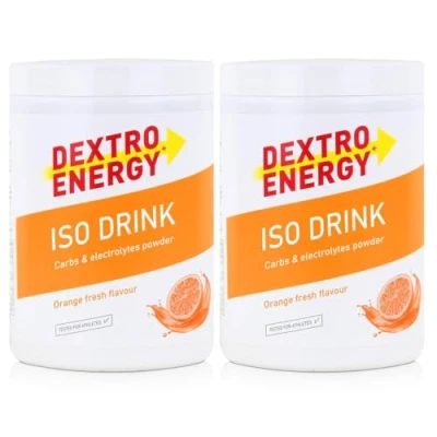 Abbildung von Isotonisches Getränkepulver von Dextro Energy Iso Fast Orange Fresh 440g (2er Pack)