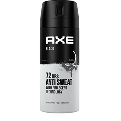 Abbildung von 3er Pack AXE Deodorant/Bodyspray Antitranspirant Black 72 Stunden Anti Schweiß 150ml