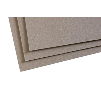 Abbildung von Clairefontaine 197023C Packung (mit 5 Zeichenbögen Pastelmat, 24 x 32 cm, 360 g, ideal für Trockentechniken und Pastell) dunkelgrau