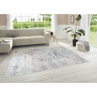 Abbildung von ELLE DECORATION Designteppich &quot;Chameis&quot;, rechteckig, Viskose, Vintage Look, Seiden Optik, Wohnzimmer, Schlafzimmer, Teppich