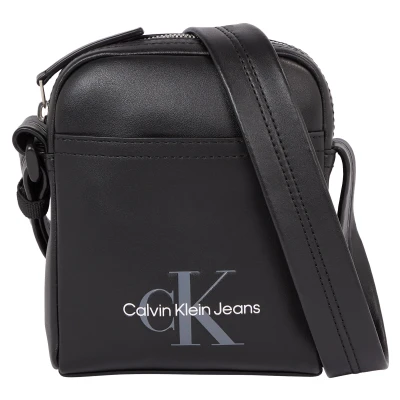 Abbildung von Calvin Klein Jeans Monogram SOFT Reporter Umhängetasche, Herren, Größe: One Size, Black
