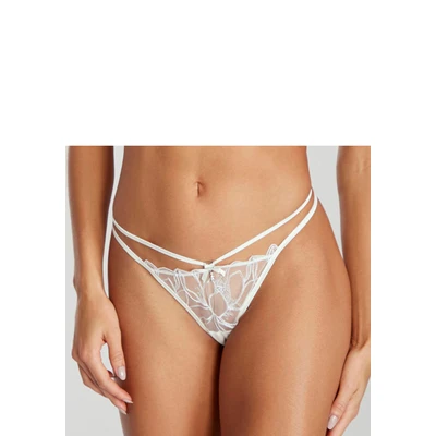 Abbildung von Lascana Thong String, Damen, Größe: 32/34, Cream