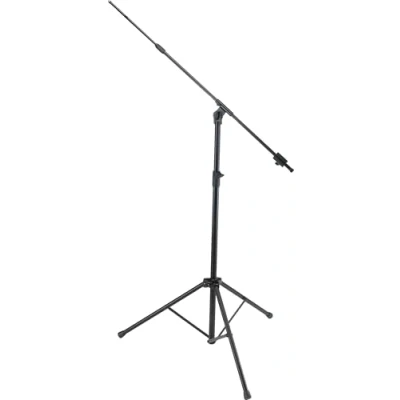 Abbildung von Quiklok UE Thread Studio Mikrofonstativ/Mikrofonständer mit teleskopischem Galgen, Schwarz