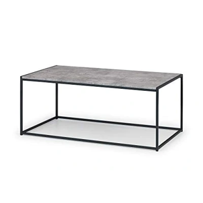 Abbildung von Julian Bowen Staten Couchtisch, Betonoptik, Höhe: 45, Breite: 110, Tiefe: 60cm