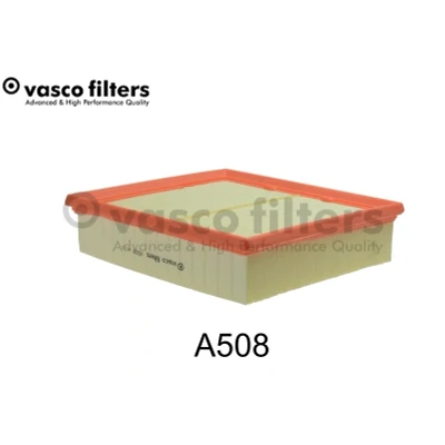 Abbildung von DAVID VASCO A508 Luftfilter 58 236 221 rechteckig Filtereinsatz MERCEDES BENZ: A Klasse, CLA Coupe, B INFINITI: Q30, QX30 I