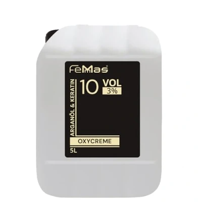 Abbildung von FemMas Oxycreme in 3% 5000 ml I Oxidationsmittel zum Haare färben &amp; Tönen Leichte Anwendung optimaler Halt Entwickler für gleichmäßige Ergebnisse Salon Qualität Hair Color Developer