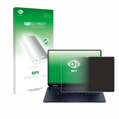 Abbildung von upscreen Anti Spy Blickschutzfolie für HP OmniBook Ultra Flip Privacy Screen Displayschutz Folie [Sichtschutz, Blaulichtfilter]