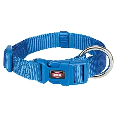 Abbildung von Trixie Premium Halsb., M L: 35 55 cm/20 mm, blå