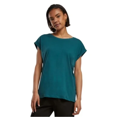 Abbildung von Urban Classics Extended Shoulder Tshirt basic, Damen, Größe: Medium, Jasper