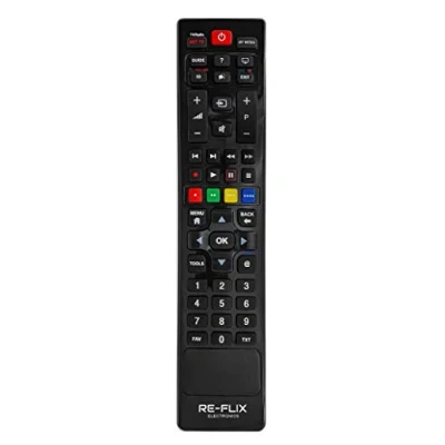 Abbildung von Re Flix Superior Universal Fernbedienung geeignet für GRUNDIG 32GHB5715 und alle TVs ab 2000