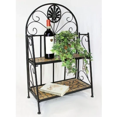 Abbildung von DanDiBo Regal Mosaik Merano 12006 Bücherregal 80 cm aus Metall Schmiedeeisen Badregal