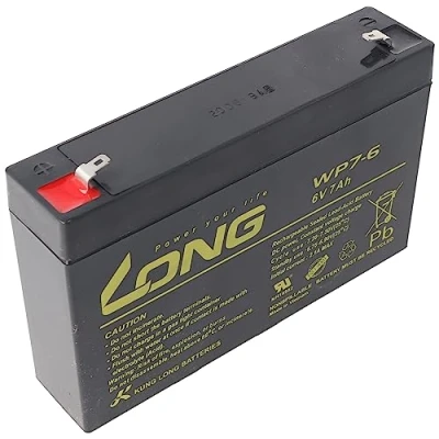 Abbildung von Kung Long WP7 6 Akku Blei Volt 7Ah, Faston 6,3mm