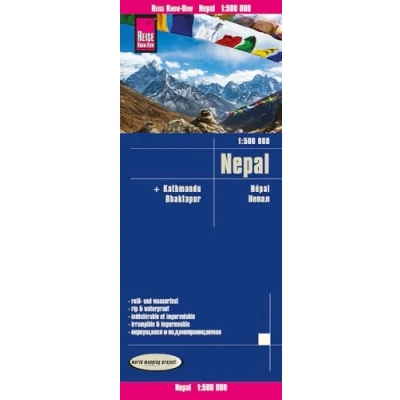 Abbildung von Reise Know How Landkarte Nepal (1:500.000): reiß und wasserfest (world mapping project)