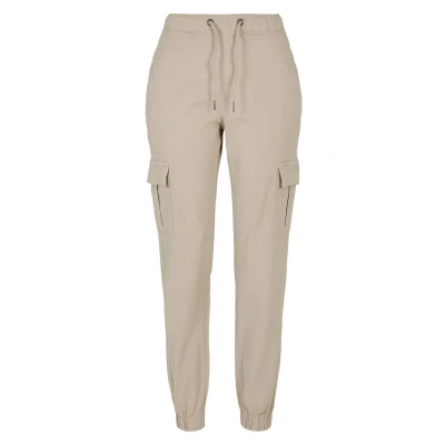 Abbildung von Urban Classics Ladies HIGH Waist Cargo Comfort Jogging Pants Cargohose, Damen, Größe: 5XL, Softseagrass