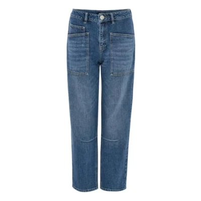 Abbildung von Opus Lissie Jeans Straight Leg, Damen, Größe: 42x28, Mid blue soft