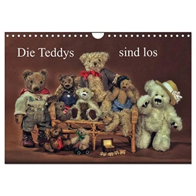 Abbildung von Die Teddys sind los (Wandkalender 2025 DIN A4 quer), CALVENDO Monatskalender