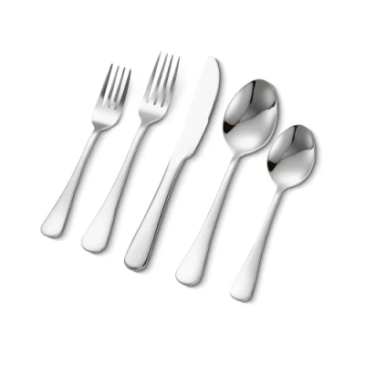 Abbildung von VEVOR 30 tlg. Besteckset Besteck Essbesteck Messer Gabel Löffel 6 Personen