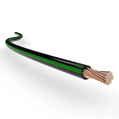 Abbildung von Kfz Litze FLRy 0,75mm² 1mm² 1,5mm² Längen 5m oder 10m Auswahl: (5m Meter 1 mm² schwarz/grün)