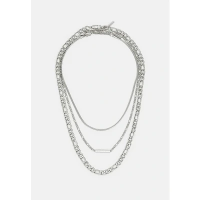 Abbildung von Calvin Klein Linked 3 PACK Halskette silvercoloured, Damen, Größe: One Size, Silver coloured
